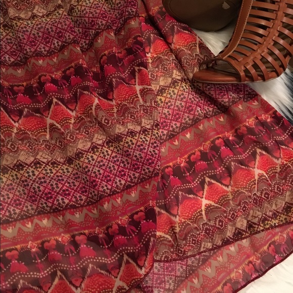 Strapless Flirty Bohemian Mini Dress - Picture 3 of 5